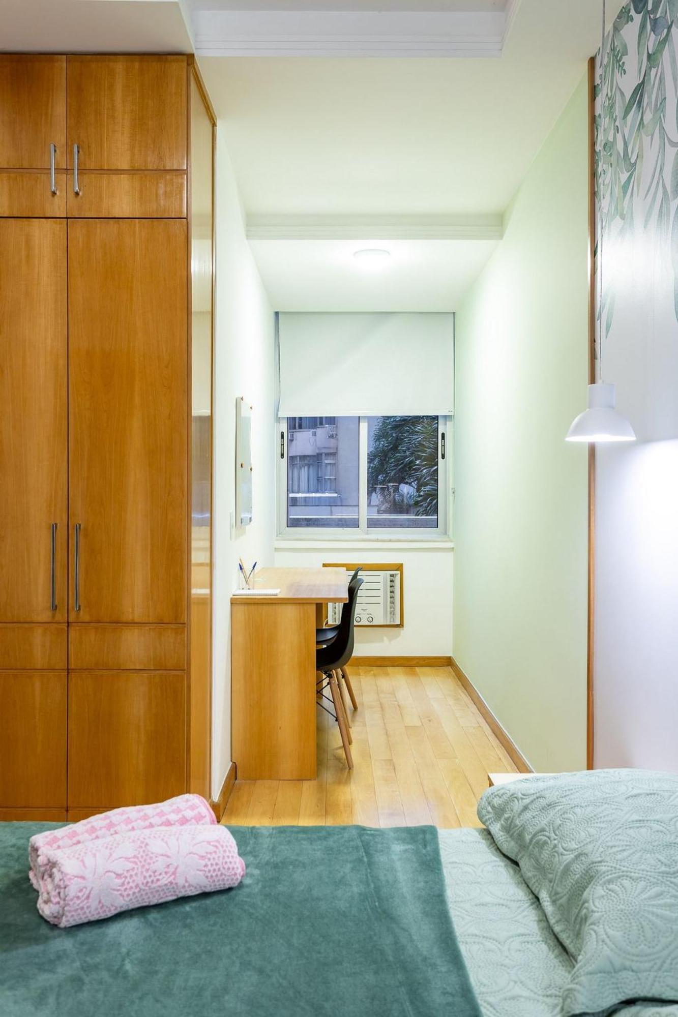 Apartamento Novo. Vista Lateral A Praia, 2 Ou 3 Quartos, Wi Fi, Cozinha Completa E Ar. Río de Janeiro